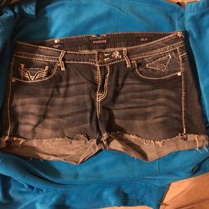 Dark Blue Jean Shorts